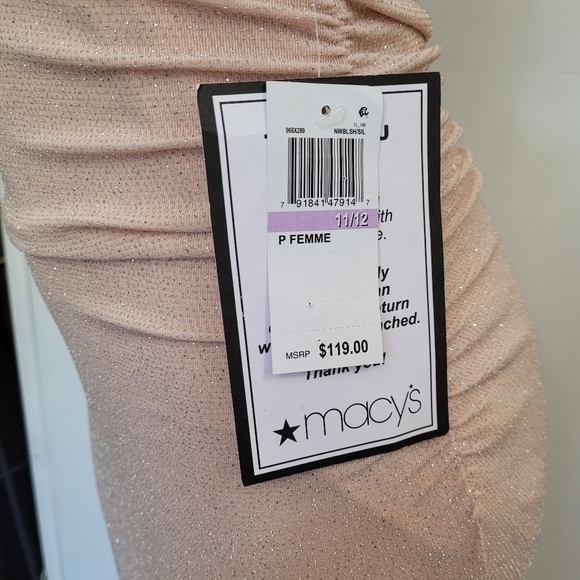 B Darlin Halter Neck Ruched Gown Size 11/12 - Picture 9 of 11